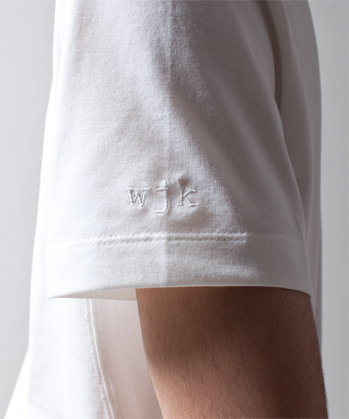 NANO universe(ナノユニバース)の「wjk/ Plain U-Neck Tee S/S(Tシャツ/カットソー・メンズ・ライトピンク/グレー/カーキ/ネイビー/ブラック/ホワイト・MEDIUM/SMALL/LARGE)」の11枚目の写真