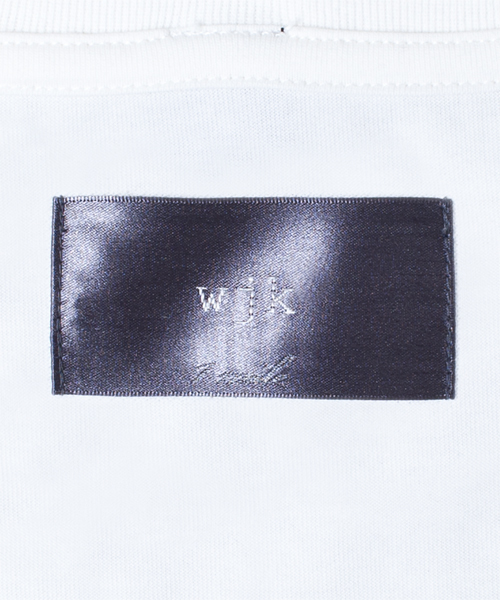 NANO universe(ナノユニバース)の「wjk/ Plain U-Neck Tee S/S(Tシャツ/カットソー・メンズ・ライトピンク/グレー/カーキ/ネイビー/ブラック/ホワイト・MEDIUM/SMALL/LARGE)」の13枚目の写真