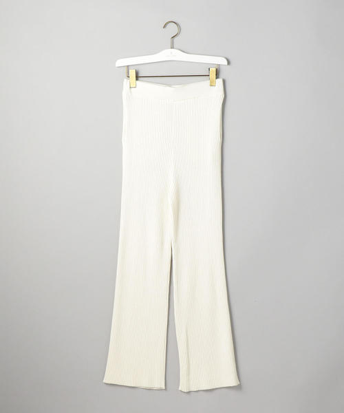 UNITED ARROWS（ユナイテッドアローズ）の「UWSC リブ ニットパンツ ◆（その他パンツ・レディース・ライトグレー/オフホワイト/ダークグレー・36/38）」の13枚目の写真