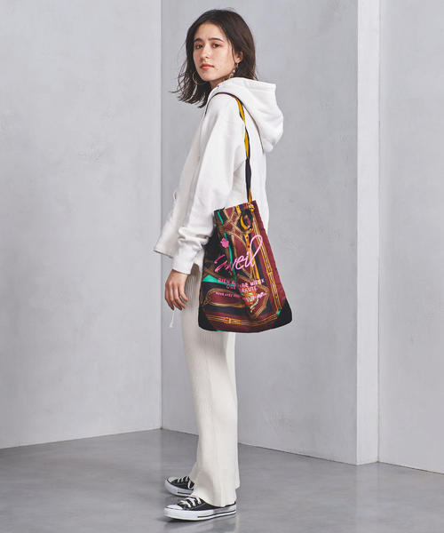 UNITED ARROWS（ユナイテッドアローズ）の「UWSC リブ ニットパンツ ◆（その他パンツ・レディース・ライトグレー/オフホワイト/ダークグレー・36/38）」の5枚目の写真