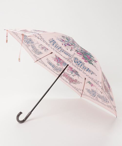 SHIPS（シップス）の「manipuri:折りたたみ傘（折りたたみ傘・レディース・ネイビー/ライトピンク・ONE SIZE）」の2枚目の写真