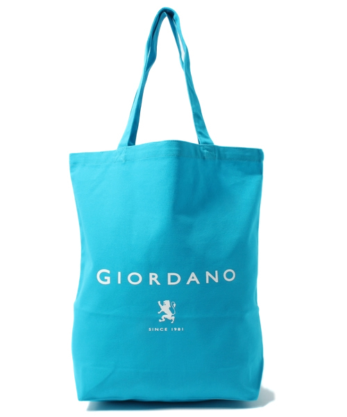GIORDANO（ジョルダーノ）の「GIORDANO/ロゴエコトートバッグ（エコバッグ/サブバッグ・メンズ・ブラック/ブルー/ネイビー/ピンク・FREE）」の4枚目の写真