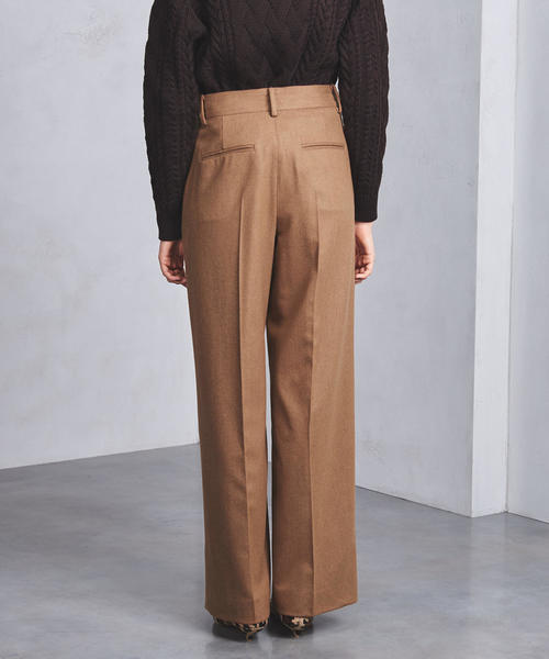 UNITED ARROWS（ユナイテッドアローズ）の「UBCB フラノ ストレートパンツ ◆（その他パンツ・レディース・ベージュ/オフホワイト/ブラック・40/36/34/38）」の8枚目の写真