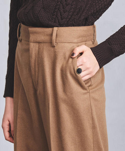 UNITED ARROWS（ユナイテッドアローズ）の「UBCB フラノ ストレートパンツ ◆（その他パンツ・レディース・ベージュ/オフホワイト/ブラック・40/36/34/38）」の13枚目の写真