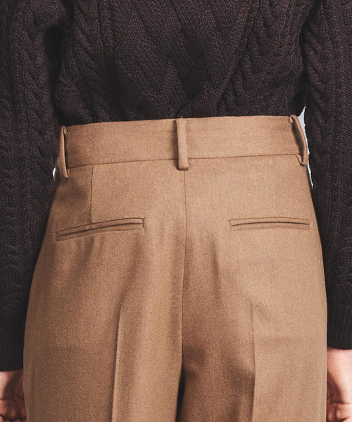 UNITED ARROWS（ユナイテッドアローズ）の「UBCB フラノ ストレートパンツ ◆（その他パンツ・レディース・ベージュ/オフホワイト/ブラック・40/36/34/38）」の14枚目の写真