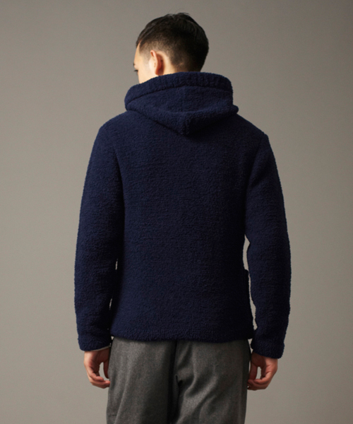 UNITED ARROWS(ユナイテッドアローズ)の「UAS ボアフードジャケット◆(カーディガン/ボレロ・メンズ・イエロー/ネイビー/ワインレッド・SMALL/MEDIUM/LARGE/X-LARGE/X-SMALL)」の16枚目の写真