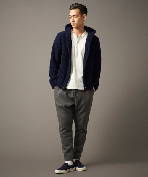 UNITED ARROWS(ユナイテッドアローズ)の「UAS ボアフードジャケット◆(カーディガン/ボレロ・メンズ・イエロー/ネイビー/ワインレッド・SMALL/MEDIUM/LARGE/X-LARGE/X-SMALL)」の17枚目の写真