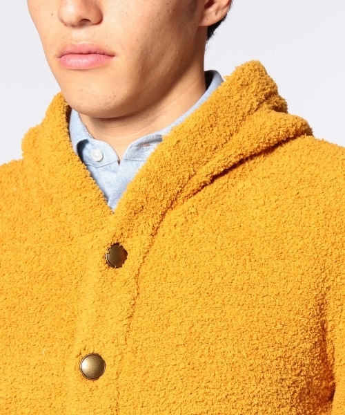 UNITED ARROWS(ユナイテッドアローズ)の「UAS ボアフードジャケット◆(カーディガン/ボレロ・メンズ・イエロー/ネイビー/ワインレッド・SMALL/MEDIUM/LARGE/X-LARGE/X-SMALL)」の8枚目の写真