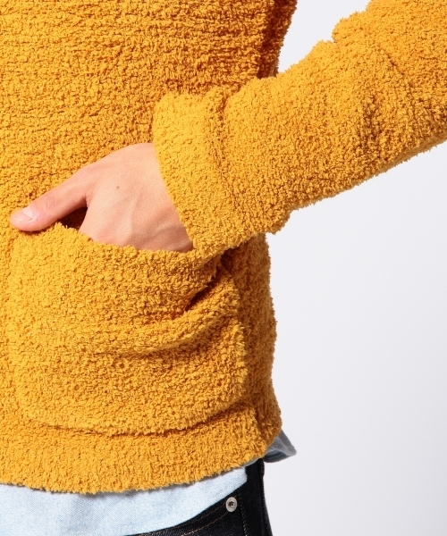 UNITED ARROWS(ユナイテッドアローズ)の「UAS ボアフードジャケット◆(カーディガン/ボレロ・メンズ・イエロー/ネイビー/ワインレッド・SMALL/MEDIUM/LARGE/X-LARGE/X-SMALL)」の11枚目の写真