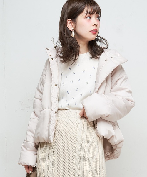 natural couture（ナチュラルクチュール）の「モチーフプリントワッフルプルオーバー（Tシャツ/カットソー・レディース・ベージュ/オフホワイト/サックスブルー/ピンク・FREE）」の19枚目の写真
