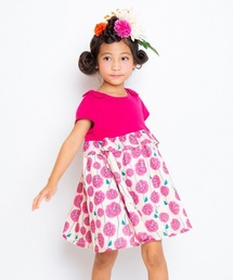 nino | [90-120]ポンポンフラワーワンピース(ワンピース)