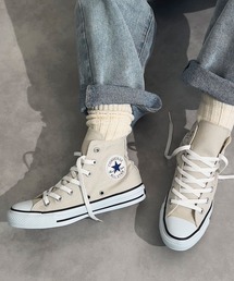 CONVERSEコンバースオールスターキャンバススニーカー ベージュ/グレー