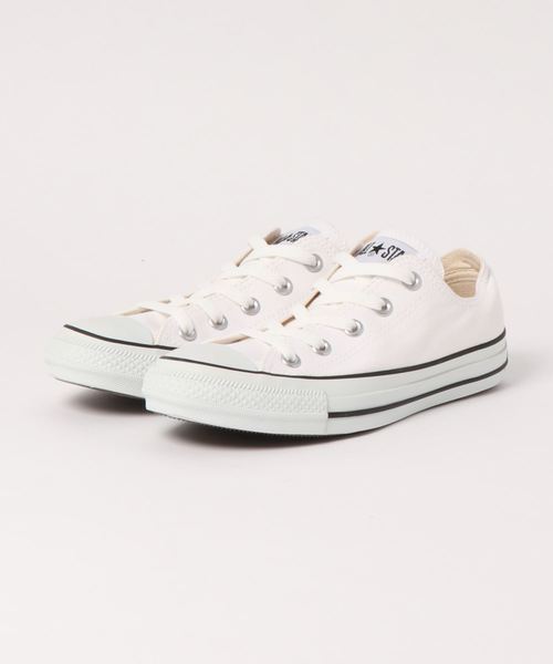 CONVERSE（コンバース）の「CONVERSEコンバースオールスターキャンバススニーカー　ベージュ/グレー（スニーカー・レディース・ホワイト/ベージュ/ホワイト系その他/ベージュ系その他/グレー系/グレー系1・LL/S/M/L/3L）」の2枚目の写真