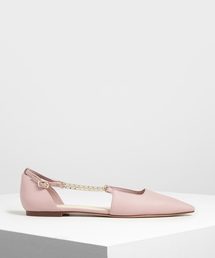 チェーンストラップ バレリーナフラット / Chain Strap Ballerina Flats