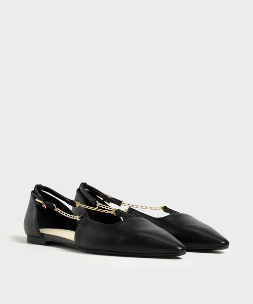 CHARLES & KEITH(チャールズ & キース)の「チェーンストラップ バレリーナフラット / Chain Strap Ballerina Flats(バレエシューズ・レディース・ブラック/ブラウン/アイボリー・22.5cm/23cm/23.5cm/24.5cm)」の20枚目の写真