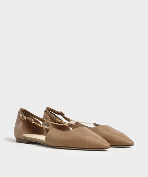 CHARLES & KEITH(チャールズ & キース)の「チェーンストラップ バレリーナフラット / Chain Strap Ballerina Flats(バレエシューズ・レディース・ブラック/ブラウン/アイボリー・22.5cm/23cm/23.5cm/24.5cm)」の19枚目の写真
