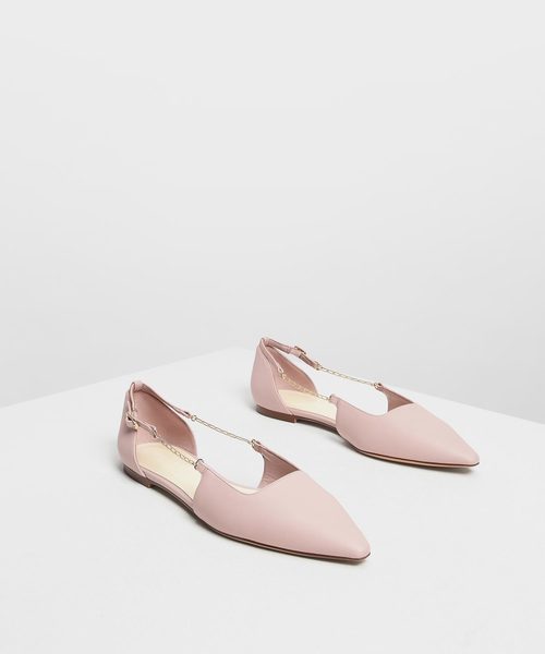 CHARLES & KEITH(チャールズ & キース)の「チェーンストラップ バレリーナフラット / Chain Strap Ballerina Flats(バレエシューズ・レディース・ブラック/ブラウン/アイボリー・22.5cm/23cm/23.5cm/24.5cm)」の15枚目の写真