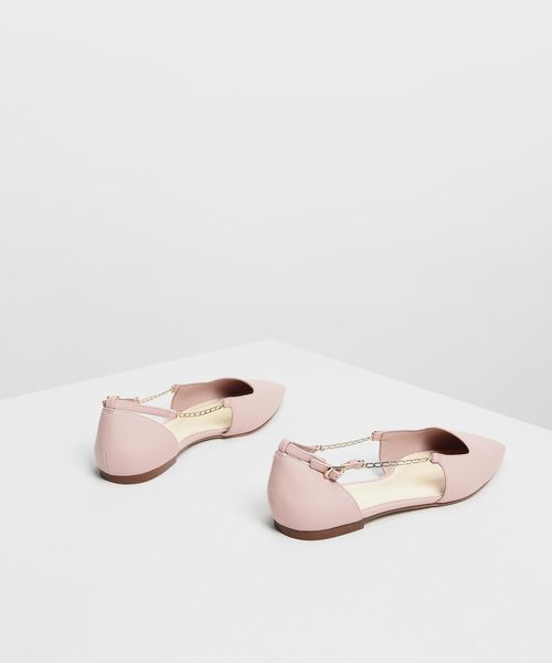 CHARLES & KEITH(チャールズ & キース)の「チェーンストラップ バレリーナフラット / Chain Strap Ballerina Flats(バレエシューズ・レディース・ブラック/ブラウン/アイボリー・22.5cm/23cm/23.5cm/24.5cm)」の17枚目の写真