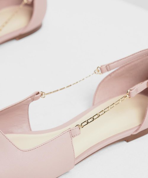 CHARLES & KEITH(チャールズ & キース)の「チェーンストラップ バレリーナフラット / Chain Strap Ballerina Flats(バレエシューズ・レディース・ブラック/ブラウン/アイボリー・22.5cm/23cm/23.5cm/24.5cm)」の10枚目の写真