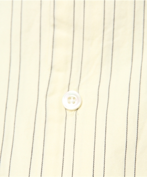 BEAMS BOY（ビームスボーイ）の「KICS DOCUMENT. / バンドカラーシャツ（シャツ/ブラウス・レディース・ホワイト/ネイビー・ONE SIZE）」の9枚目の写真