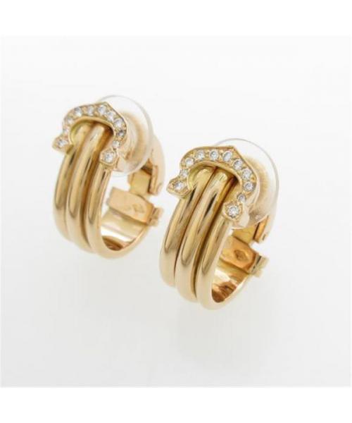 カルティエ イヤリング(両耳用) ブランド古着】2C 150周年記念（ピアス（両耳用））｜Cartier