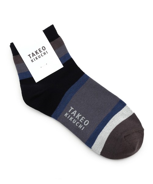 Takeo Kikuchi タケオキクチ の パネル カジュアル ソックス ソックス 靴下 Wear