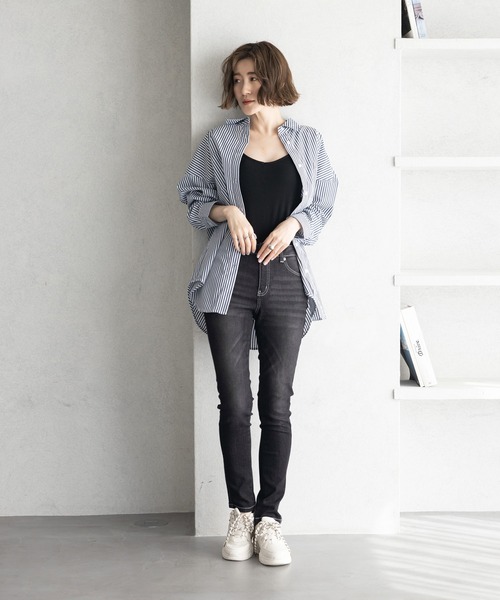 GeeRA(ジーラ)の「美脚ストレッチスキニーデニムパンツ(デニムパンツ・レディース・ブラック/ネイビー/インディゴブルー/ブルー・LARGE/X-LARGE/SMALL/MEDIUM/XX-LARGE/XXX-LARGE/XXXX-LARGE)」の20枚目の写真