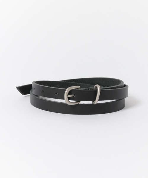 エンダースキーマ hender schemeナローベルト テイルベルト ブラック Hender Scheme (エンダースキーマ) tail belt / テールベルト