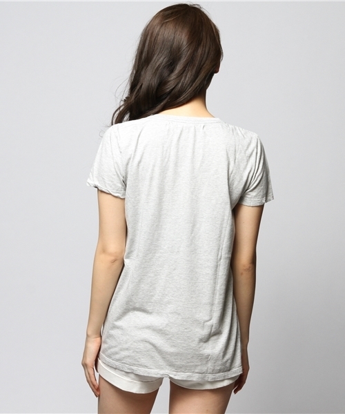 goa（ゴア）の「Cross The Ocean Tシャツ（Tシャツ/カットソー・レディース・ホワイト/グレー/グレー系その他/ライトブルー・FREE）」の8枚目の写真