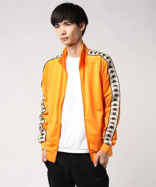 Kappa(カッパ)の「Kappa(カッパ)BANDA OMINI ロゴラインブルゾン(ブルゾン・メンズ・ブラック/オレンジ/ライトブルー/レッド・L/S/M/XL)」の4枚目の写真