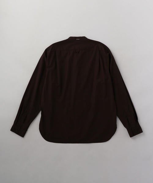 MHL.（エムエイチエル）の「＜MHL.＞ POP NC SHT/シャツ（シャツ/ブラウス・メンズ・ダークブラウン/オフホワイト・LARGE/MEDIUM）」の3枚目の写真