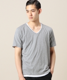 BEAUTY&YOUTH UNITED ARROWS | BY コットン レイヤード Vネック カットソー◆§§(Tシャツ/カットソー)