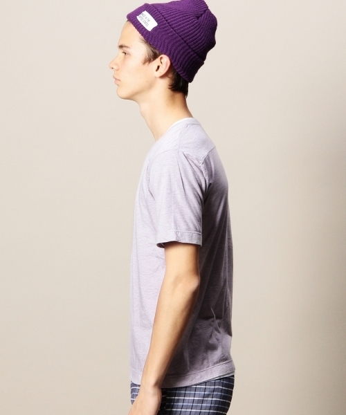 BEAUTY&YOUTH UNITED ARROWS(ビューティーアンドユースユナイテッドアローズ)の「BY コットン レイヤード Vネック カットソー◆(Tシャツ/カットソー・メンズ・グレー/ネイビー/ライラック・X-LARGE/SMALL/LARGE/MEDIUM)」の5枚目の写真