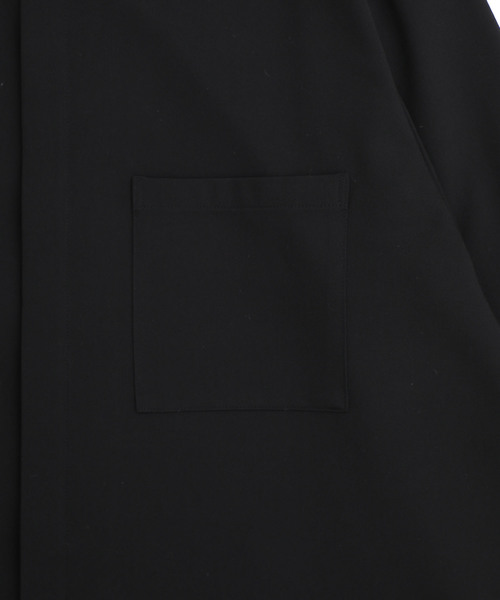 STUDIOUS(ステュディオス)の「【STUDIOUS】TRフライフロントクレリックシャツ(シャツ/ブラウス・メンズ・ブラック/ブラウン/ベージュ/ワインレッド・1/2/3)」の13枚目の写真