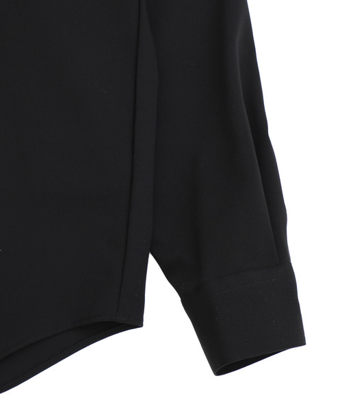 STUDIOUS(ステュディオス)の「【STUDIOUS】TRフライフロントクレリックシャツ(シャツ/ブラウス・メンズ・ブラック/ブラウン/ベージュ/ワインレッド・1/2/3)」の7枚目の写真