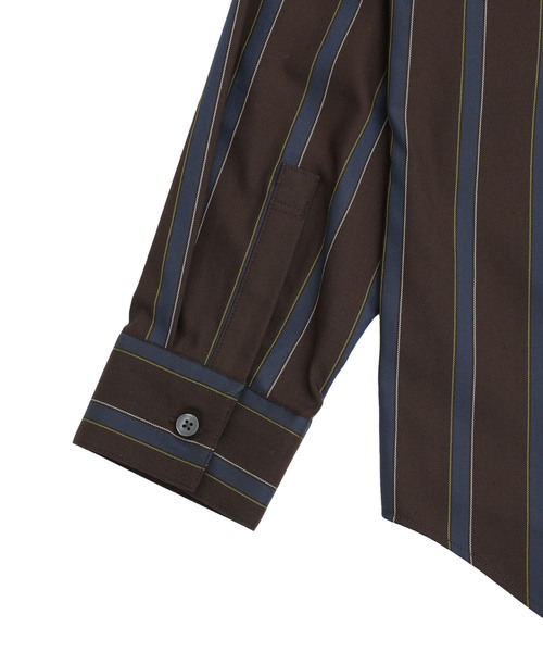 STUDIOUS(ステュディオス)の「【STUDIOUS】TRフライフロントクレリックシャツ(シャツ/ブラウス・メンズ・ブラック/ブラウン/ベージュ/ワインレッド・1/2/3)」の14枚目の写真