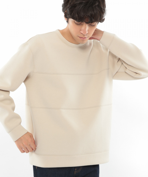 LAKOLE（ラコレ）の「エアープルオーバー / LAKOLE（スウェット・メンズ・ナチュラル/ブラウン/チャコール/アイボリー/ブラック/ベージュ・LARGE/MEDIUM）」の6枚目の写真