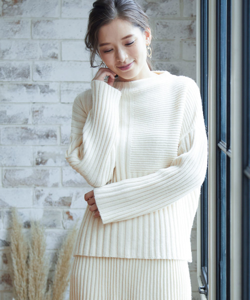 ROPE' PICNIC(ロペピクニック)の「【meiji THE Chocolate×ROPE' PICNIC】リブニットプルオーバー(ニット/セーター)」|ホワイト系その他5