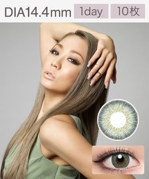 loveil（ラヴェール）の「loveil 1day ジャスミンアイビー（10枚入り）（コンタクトレンズ・カラコン）」