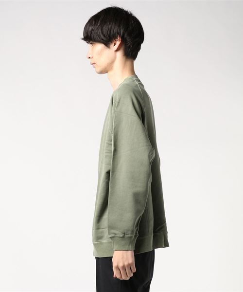 go slow caravan(ゴースローキャラバン)の「FRUIT OF THE LOOM/フルーツオブザルーム PIGMENT CREW(スウェット・メンズ・ブラック/ベージュ/カーキ/ネイビー/マスタード/ワイン・MEDIUM/LARGE/X-LARGE)」の8枚目の写真