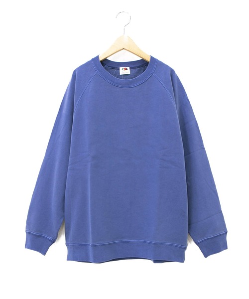 go slow caravan(ゴースローキャラバン)の「FRUIT OF THE LOOM/フルーツオブザルーム PIGMENT CREW(スウェット・メンズ・ブラック/ベージュ/カーキ/ネイビー/マスタード/ワイン・MEDIUM/LARGE/X-LARGE)」の1枚目の写真