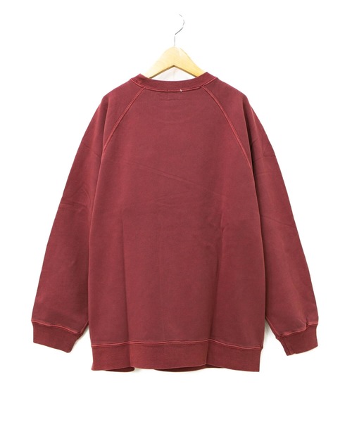 go slow caravan(ゴースローキャラバン)の「FRUIT OF THE LOOM/フルーツオブザルーム PIGMENT CREW(スウェット・メンズ・ブラック/ベージュ/カーキ/ネイビー/マスタード/ワイン・MEDIUM/LARGE/X-LARGE)」の11枚目の写真