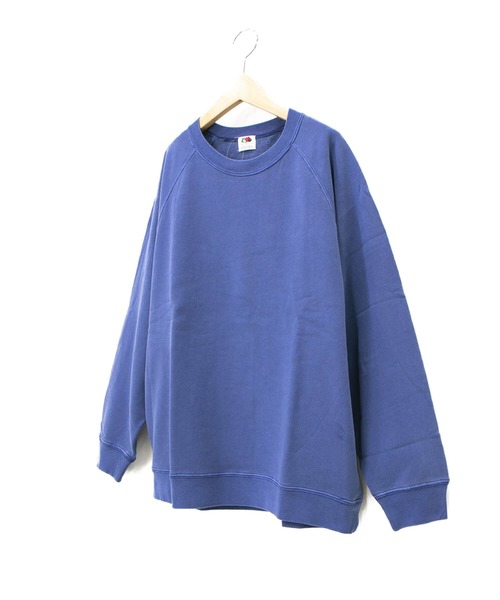 go slow caravan(ゴースローキャラバン)の「FRUIT OF THE LOOM/フルーツオブザルーム PIGMENT CREW(スウェット・メンズ・ブラック/ベージュ/カーキ/ネイビー/マスタード/ワイン・MEDIUM/LARGE/X-LARGE)」の18枚目の写真