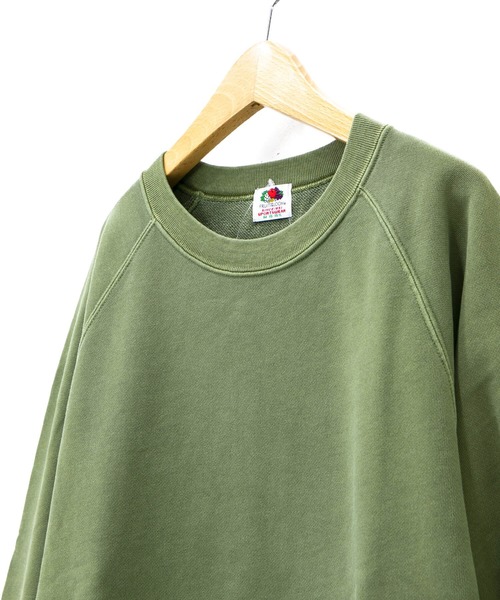 go slow caravan(ゴースローキャラバン)の「FRUIT OF THE LOOM/フルーツオブザルーム PIGMENT CREW(スウェット・メンズ・ブラック/ベージュ/カーキ/ネイビー/マスタード/ワイン・MEDIUM/LARGE/X-LARGE)」の21枚目の写真