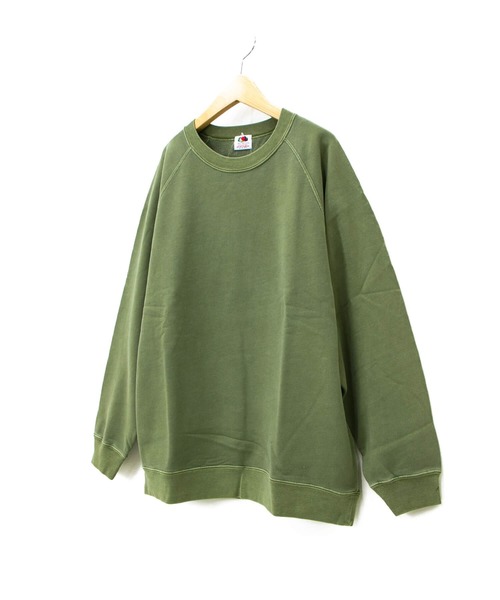 go slow caravan(ゴースローキャラバン)の「FRUIT OF THE LOOM/フルーツオブザルーム PIGMENT CREW(スウェット・メンズ・ブラック/ベージュ/カーキ/ネイビー/マスタード/ワイン・MEDIUM/LARGE/X-LARGE)」の22枚目の写真