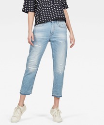 3301 Ripped Mid BF Jeans