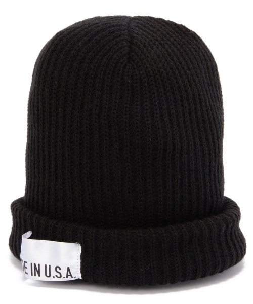 green label relaxing（グリーンレーベルリラクシング）の「GLR MADE IN USA ビーニーキャップ ◆（ニットキャップ/ビーニー・メンズ・ブラック/ダークグレー/ダークブラウン/レッド/ワインレッド/ダークグリーン/ロイヤルブルー/ネイビー/グレー・フリー）」の12枚目の写真