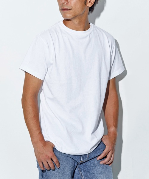 Good On(グッドオン)の「GOOD ON S/S CREW NECK T-SHIRTS A (グッドオン クルーネック Tシャツ)(Tシャツ/カットソー・メンズ・ブラック/ホワイト/ネイビー・L/S/M/XL)」の11枚目の写真