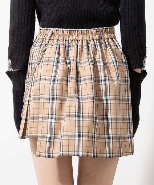 WEGO（ウィゴー）の「WEGO/【セットアップ対応商品】ラップチェーンスカパン（スカート・レディース・ホワイト/グレー系その他2/ブラック/ベージュ系その他2・FREE）」の16枚目の写真