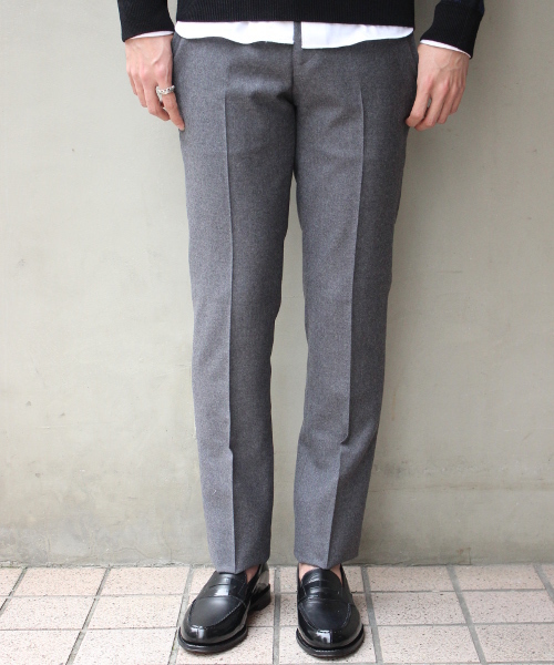 EDIFICE（エディフィス）の「◇サキソニーテパードﾞパンツ（スラックス・メンズ・グレー/ネイビー/ブラック・44/42/50/46/48）」の3枚目の写真